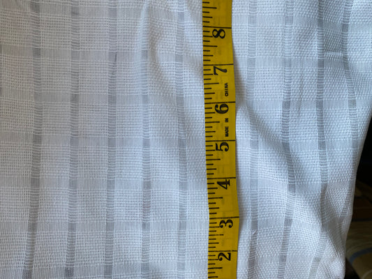 Windowpane Novelty Woven Linen